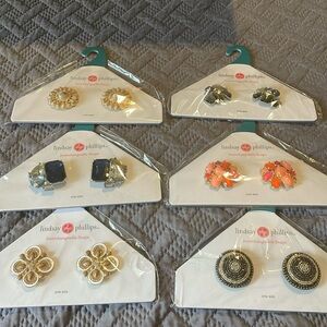 New lot of 6 Lindsay Phillips shoe snaps